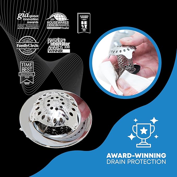 TubShroom Ultra Revolutionary Bath Tub Drain Protector Hair - Image 3