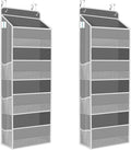 2 Pack Over The Door Organizer, Hanging Storage Organizer by SpaceHacks