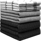 Premium Kitchen Towels | Large Cotton Dish Towels | Flat & Terry Highly - Image 2