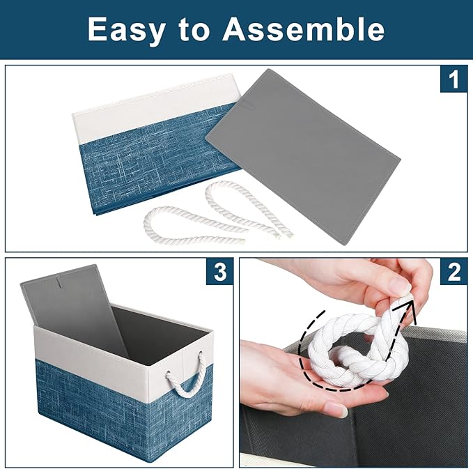 Fab totes Storage Bins, Foldable Storage Baskets - Image 6