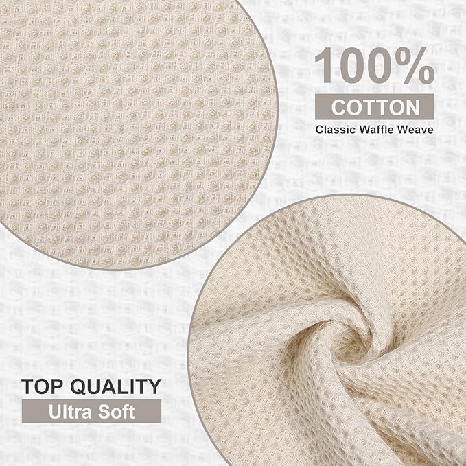 Kitinjoy 100% Cotton Kitchen Dish Cloths - Image 2
