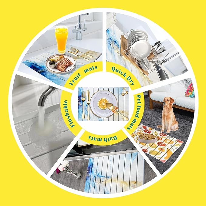 Stone Drying Mat for Kitchen Counter - Image 7