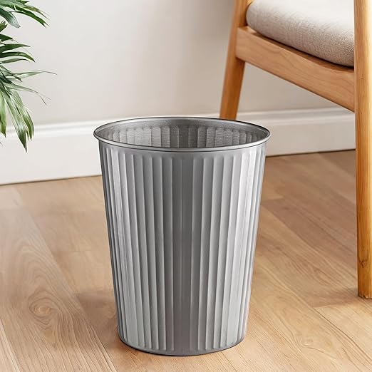 Monarch Abode Metal Bathroom Trash Can – Waste Basket - Image 5