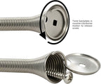10 Pack Rok Hardware 3" Flexi Spring Heavy Duty Door Stop Brushed Nickel Finish - Image 5