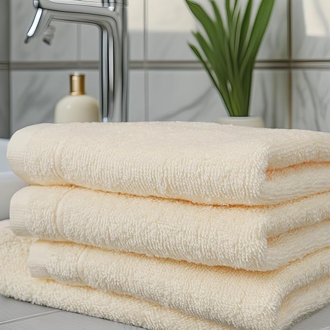 Tens Towels Pack of 12 Washcloths, 12 x 12 Inches, Lighter Weight, Quick to Dry - Image 6