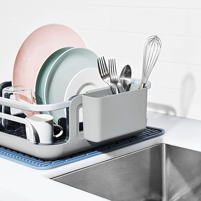 OXO Good Grips Extendable Over-The-Sink Aluminum Drying Dish Rack - Image 6