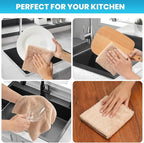 12 Pack Cleaning Cloth, Ultra Soft Absorbent Quick Drying Microfiber Cleaning - Image 4