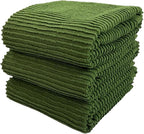 Serafina Home Avocado Forest Green Kitchen Hand Dish Towels: Oversized 28" x 18" by SerafinaHome