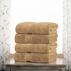 Superior Egyptian Cotton Pile Bath Towel Set of 4, Ultra Soft Luxury Towels by SUPERIOR
