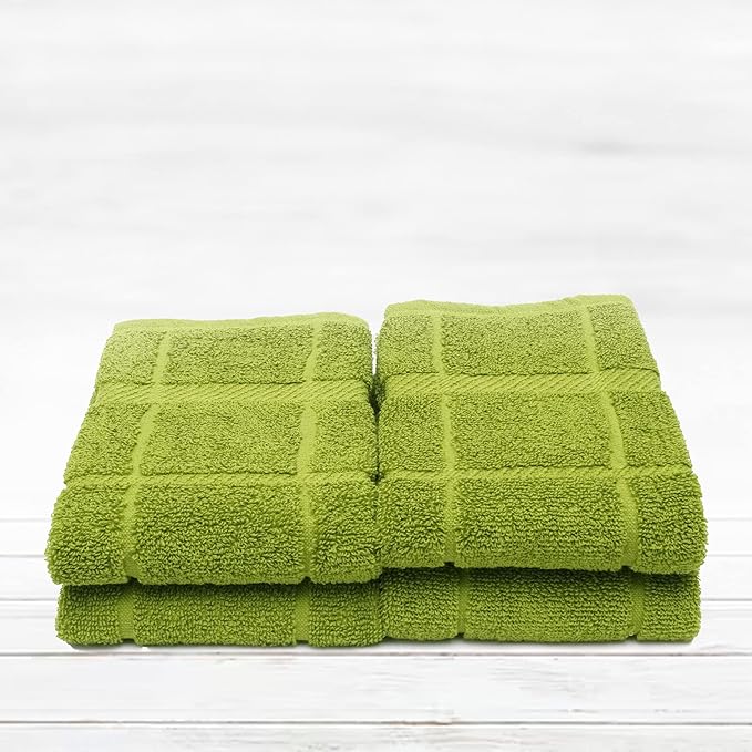 100% Cotton Terry Dish Towels, 4 Pack Plain, 16 x26 Inches, Super Soft and - Image 5