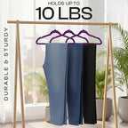 Utopia Home Velvet Hangers 50 Pack – Luxury Non-Slip Slim Pant & Coat Hangers - Image 7
