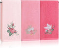 Rose Floral Hand Towels Farmhouse Pink Rose Bathroom Decor 14x29 Inch by Tingjoo