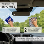 Claro Glass Towels Car Detailing 8-Pack – Streak Free Windshield Cleaner Cloth - Image 4