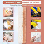 HOMERHYME Natural Dish Sponge 12 Pack, Non-Scratch Scrub Kitchen Sponge - Image 3