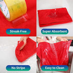 Newwiee 3 Pcs Extra Large Microfiber Cleaning Cloth 30" x 20" Washable Reusable - Image 6