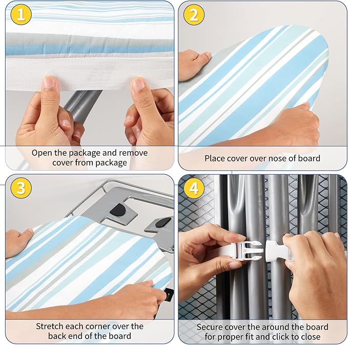 BNDX Ironing Board Cover 18x49 – Standard Fit - Image 5