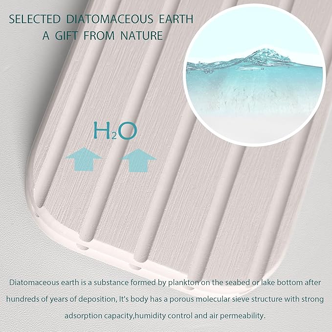 17inch x 4inch Kitchen Sink Faucet Mat, Water Absorbing Stone Faucet Splash - Image 7