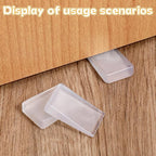 4 Pack Rubber Door Stop, Wedge Thin Door Stoppers - Image 6