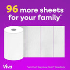 Viva Signature Cloth Paper Towels, Task Size, 8 Family Triple Rolls, 141 Sheets - Image 5