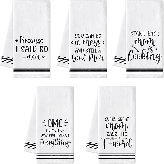 R HORSE Funny Kitchen Dish Towels by RHORSE