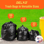 Delxo 30-33 Gallon Trash Bags, Durable & Puncture-Resistant Plastic Bolsas para - Image 8