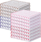 Kitinjoy Cotton 16 Pack Terry Kitchen Dish Cloths, 12 x 12 Inches Super Soft by Kitinjoy