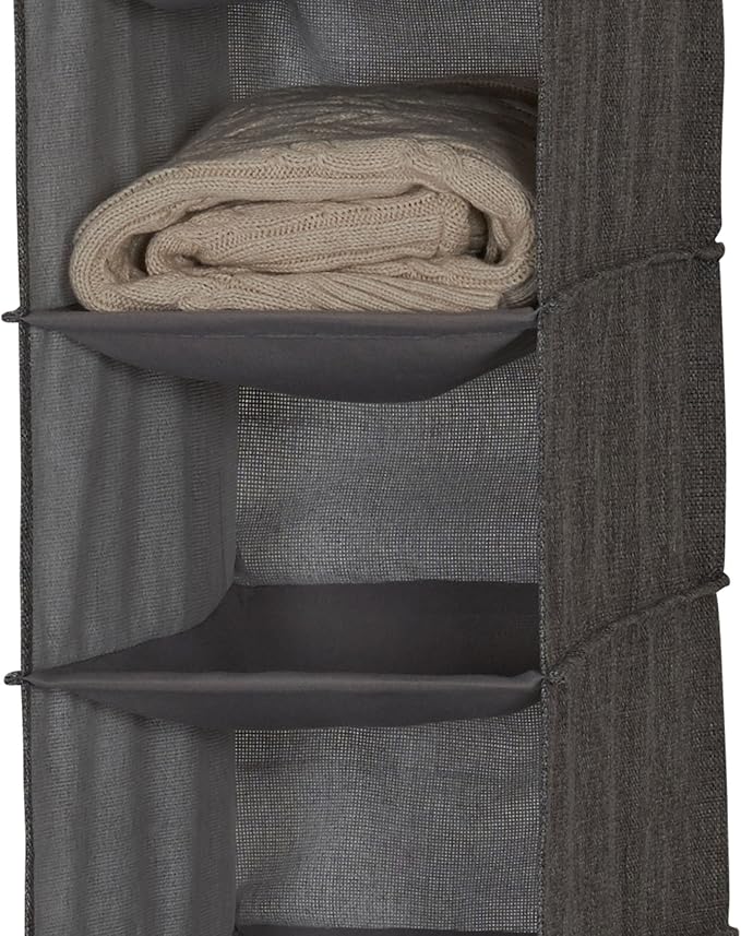 Household Essentials 10-Shelf Wide Hanging Shoe Organizer, Soft and Durable - Image 4