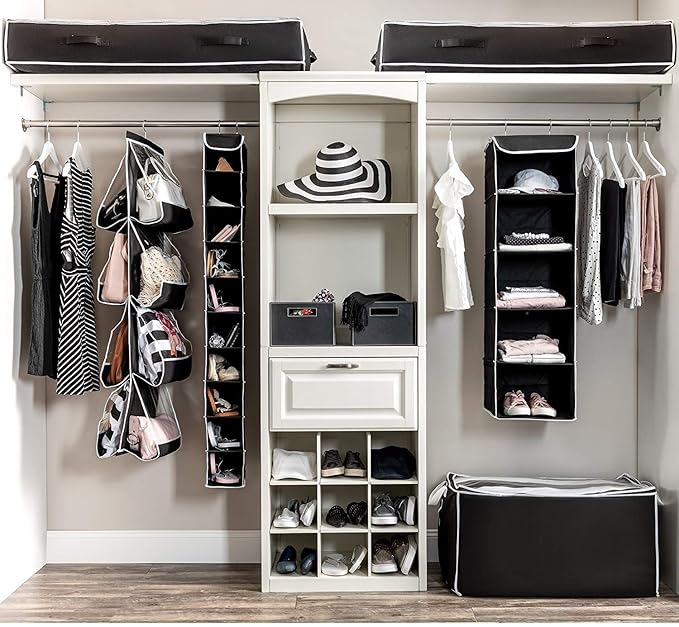 ZOBER Hanging Closet Organizer, 5-Shelf - Image 7