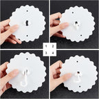 GORGECRAFT 2 Set Ceiling Mosquito Net Hooks Bunk Bed Hanger Dome Hook Super - Image 4