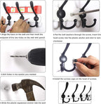 WEBI Coat Rack Wall Mounted, 2 Coat Hooks - Image 8