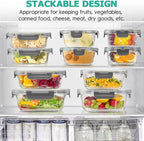 34pcs Glass Food Storage Containers - Image 5