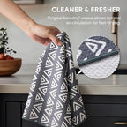 RECYCO Waffle Kitchen Towel Set of 2 - Image 4