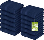 Utopia Towels 12 Pack Premium Wash Cloths Set, 12 by 12 Inches, 100% Cotton by UTOPIATOWELS