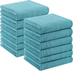 Homaxy 100% Cotton Terry Kitchen Towels, Checkered Designed, Soft and Super by Homaxy