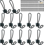 Rustic Entryway Hooks-12 Pack Farmhouse Hooks by Hajoyful