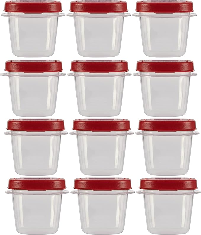 Rubbermaid Easy Find Lids Food Storage Containers, 0.5 Cup by Rubbermaid