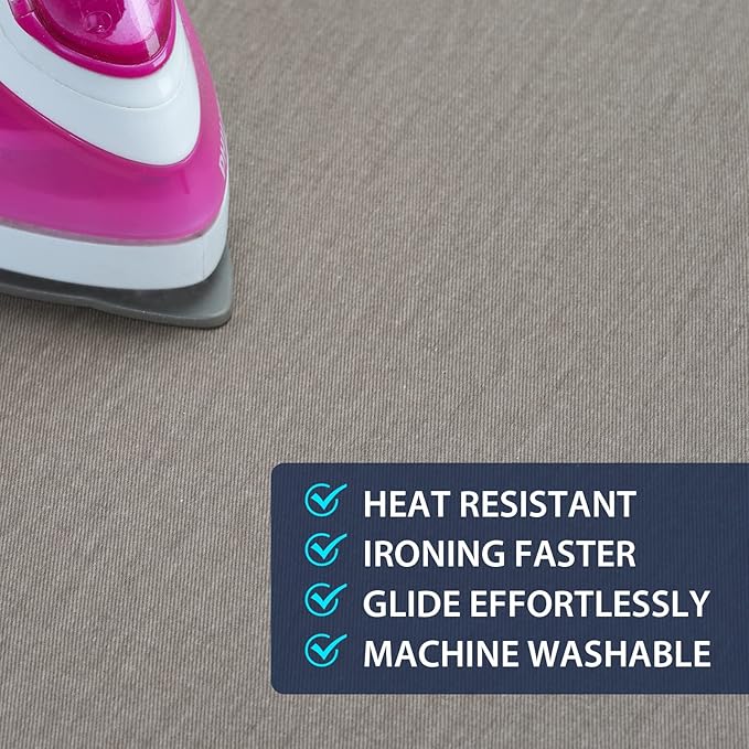 Seiritex Ironing Board Cover 12 x 32 inch, Fits Table Top Ironing Board Heat - Image 4