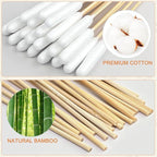 200 PCS Dog Ear Cleaning Kit; 6-Inch Large Cotton Swabs - Image 2