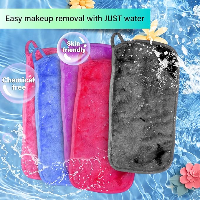 Nugilla Makeup Remover Cloth, 13x7 Inch Reusable Makeup Remover Towels - Image 6