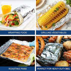 Heavy Duty Aluminum Foil Roll for Food 18 Inches 500 FT Heavy Duty Food Safe - Image 4