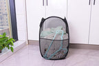 Foldable Mesh Popup Laundry Hamper, Laundry Basket Easy to Open and Fold - Image 6