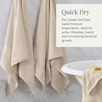 NY Loft 6-Piece Cotton Towel Set - Image 3