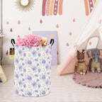 HUNRUNG Laundry Hamper, Large Canvas Fabric Lightweight Storage Basket Toy - Image 5