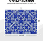 Chinoiserie Blue White Porcelain Dish Drying Mats - Image 7