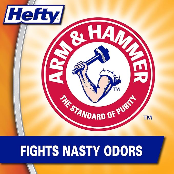 Hefty Small Garbage Bags, Flap Tie, Tropical Paradise Scent, 4 Gallon - Image 3