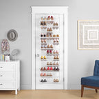Whitmor 36 Pair Over The Door Shoe Organizer, 12 Tier Hanging Shoe Organizer - Image 3