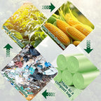 Rishipahu Small Trash Bags 4-6 Gallon Biodegradable, Unscented & Leakage-Proof - Image 5