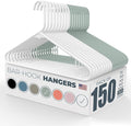 Neaties Plastic Hangers 100+ Pack – Made in The USA – 6lb Capacity Standard by NeatiesHangers