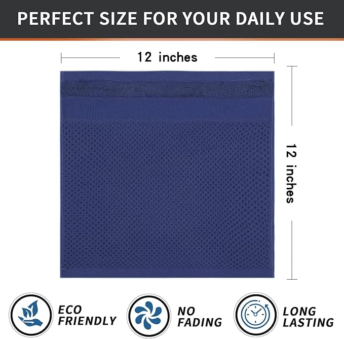 Homaxy 100% Cotton Dish Cloths, 8 Pack - Image 5