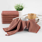 Homaxy Premium Kitchen Towels, Large Cotton Kitchen Hand Towels, Flat and Terry - Image 6